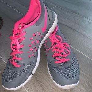 Nike pink and grey sneakers